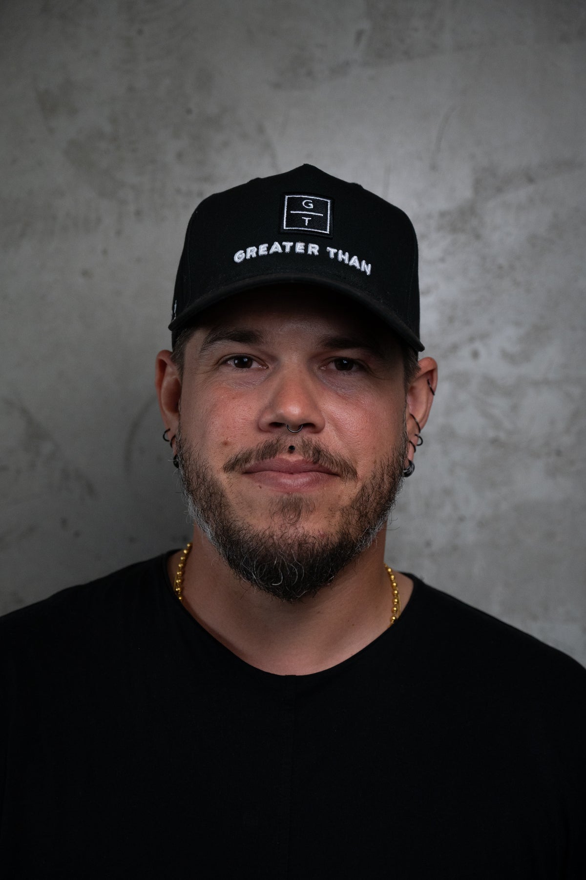 GREATER THAN Hat  - Black