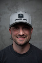 Load image into Gallery viewer, GREATER THAN Snapback - Grey/Black

