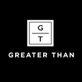 The logo for GREATER THAN Christian Clothing and GREATER THAN Christian Ministries Inc.