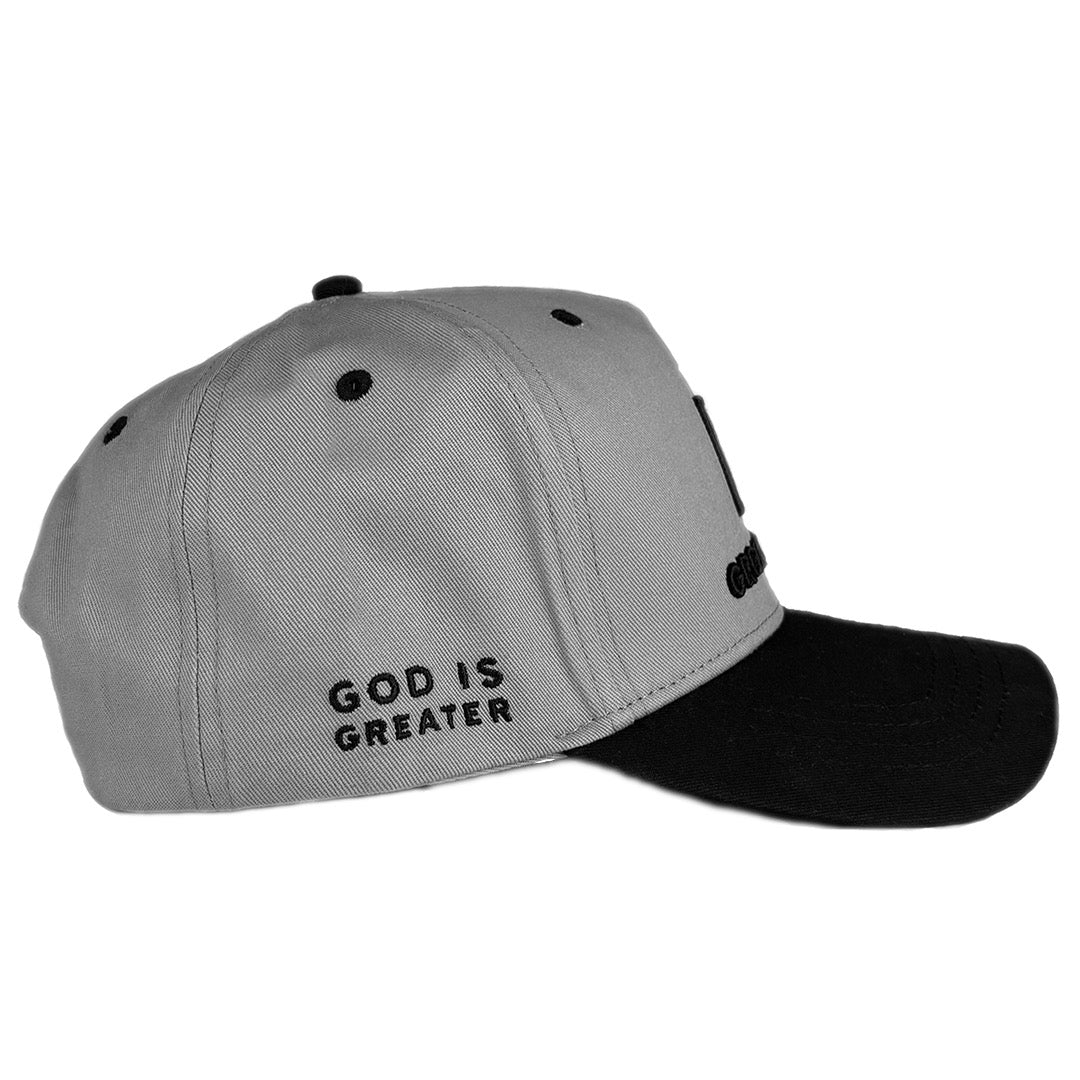GREATER THAN Snapback - Grey/Black
