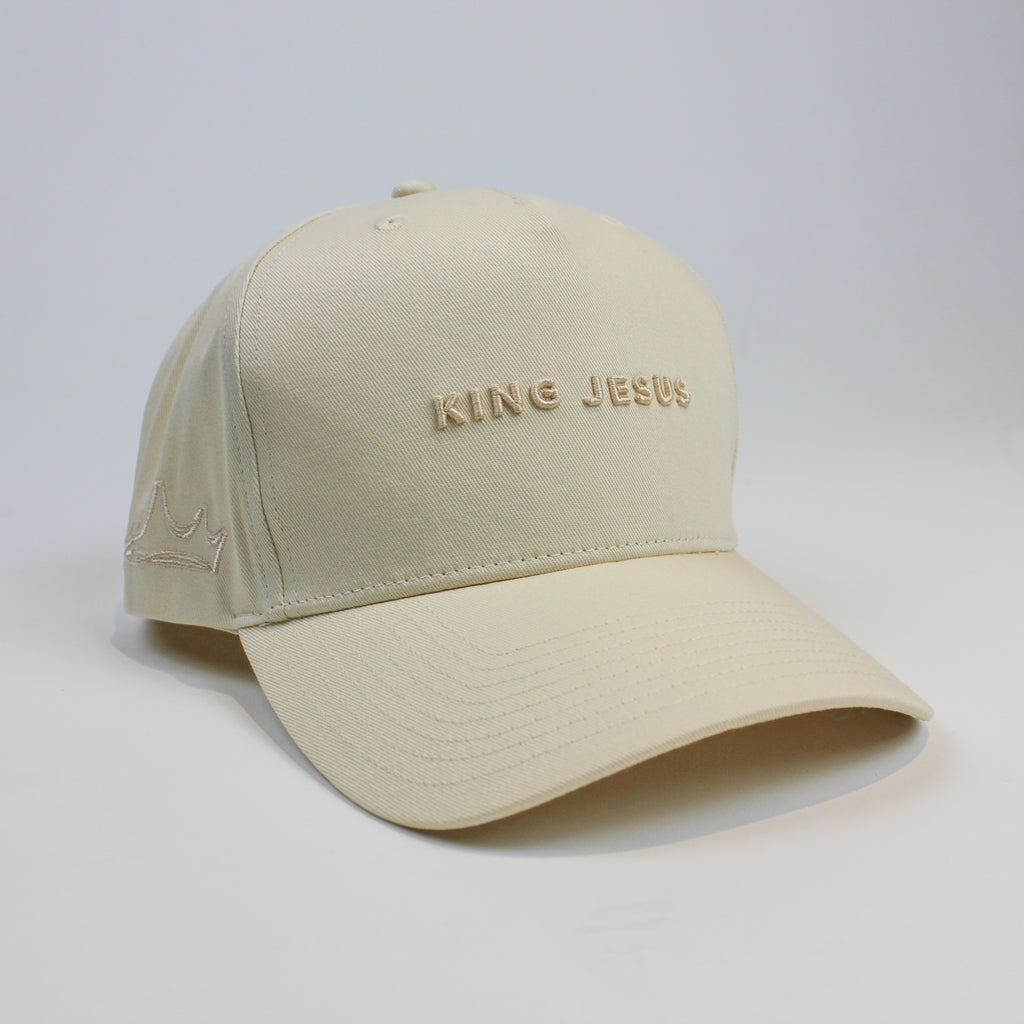 KING JESUS Snapback - Cream