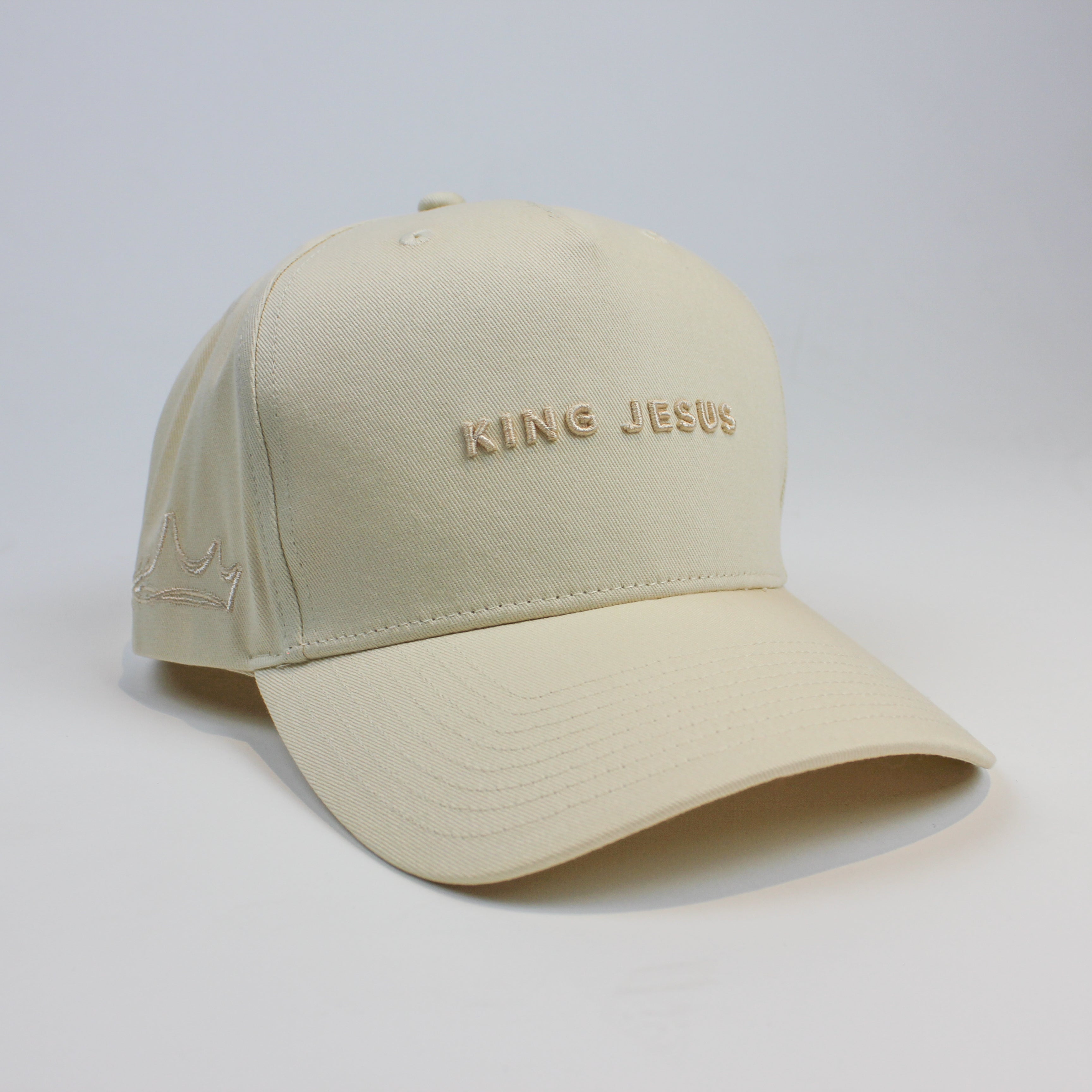 KING JESUS Snapback - Cream