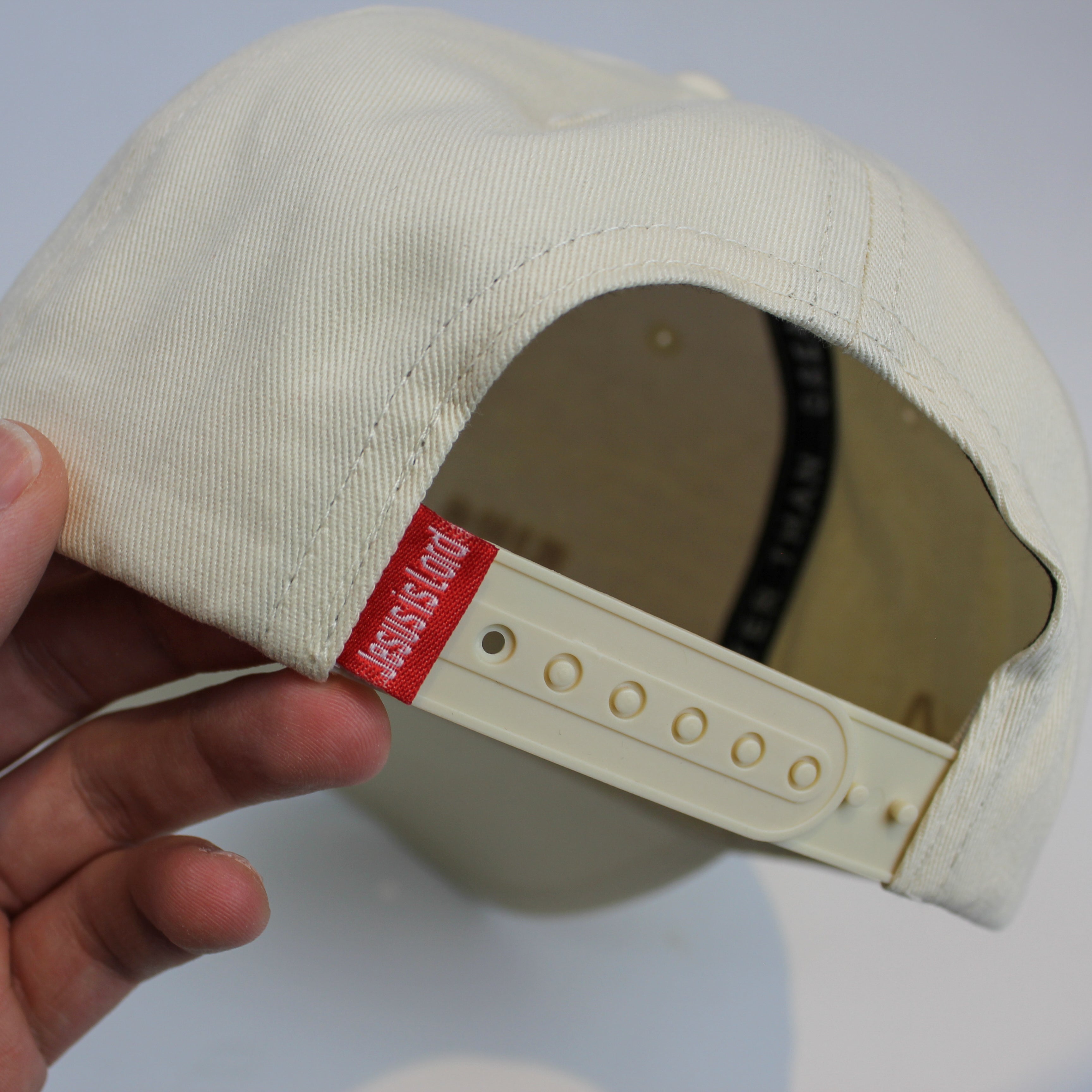 KING JESUS Snapback - Cream