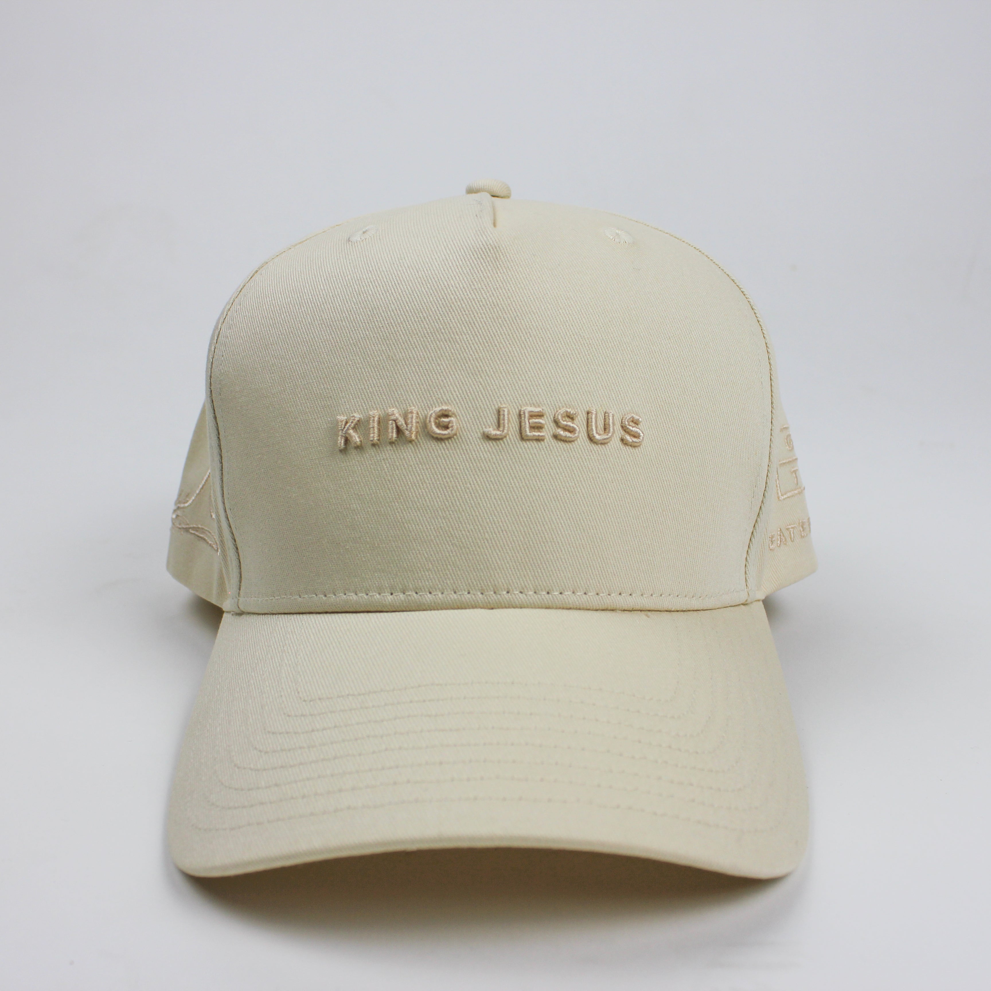 KING JESUS Snapback - Cream