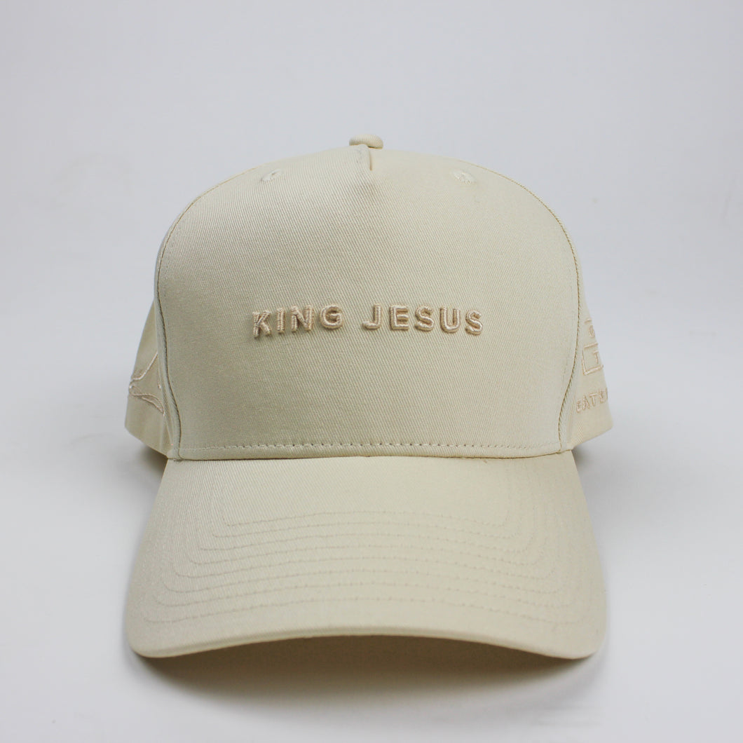 KING JESUS Snapback - Cream