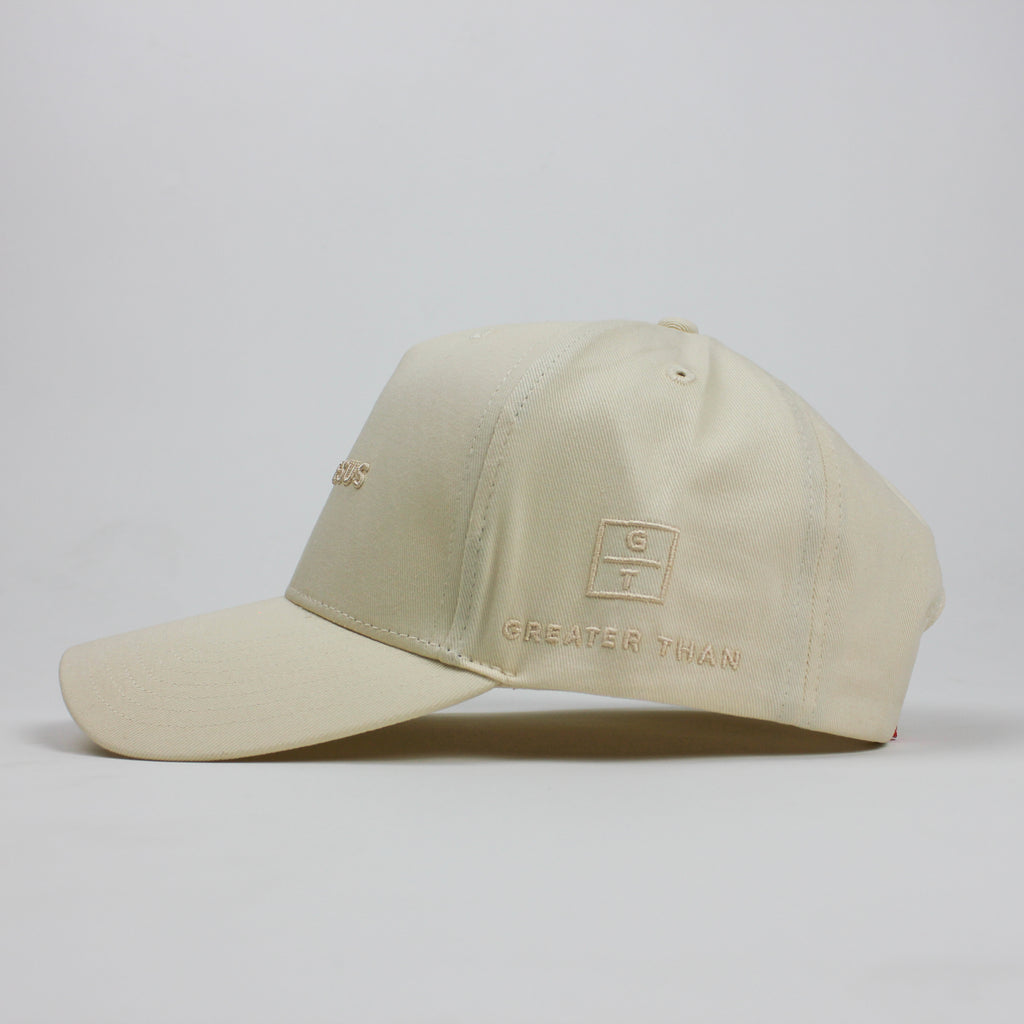 KING JESUS Snapback - Cream