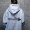 a Christian hoodie featuring a design that is half crown of thorns and half a regular crown.