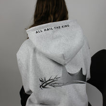 Load image into Gallery viewer, King Jesus oversized hoodie - Smoke Grey
