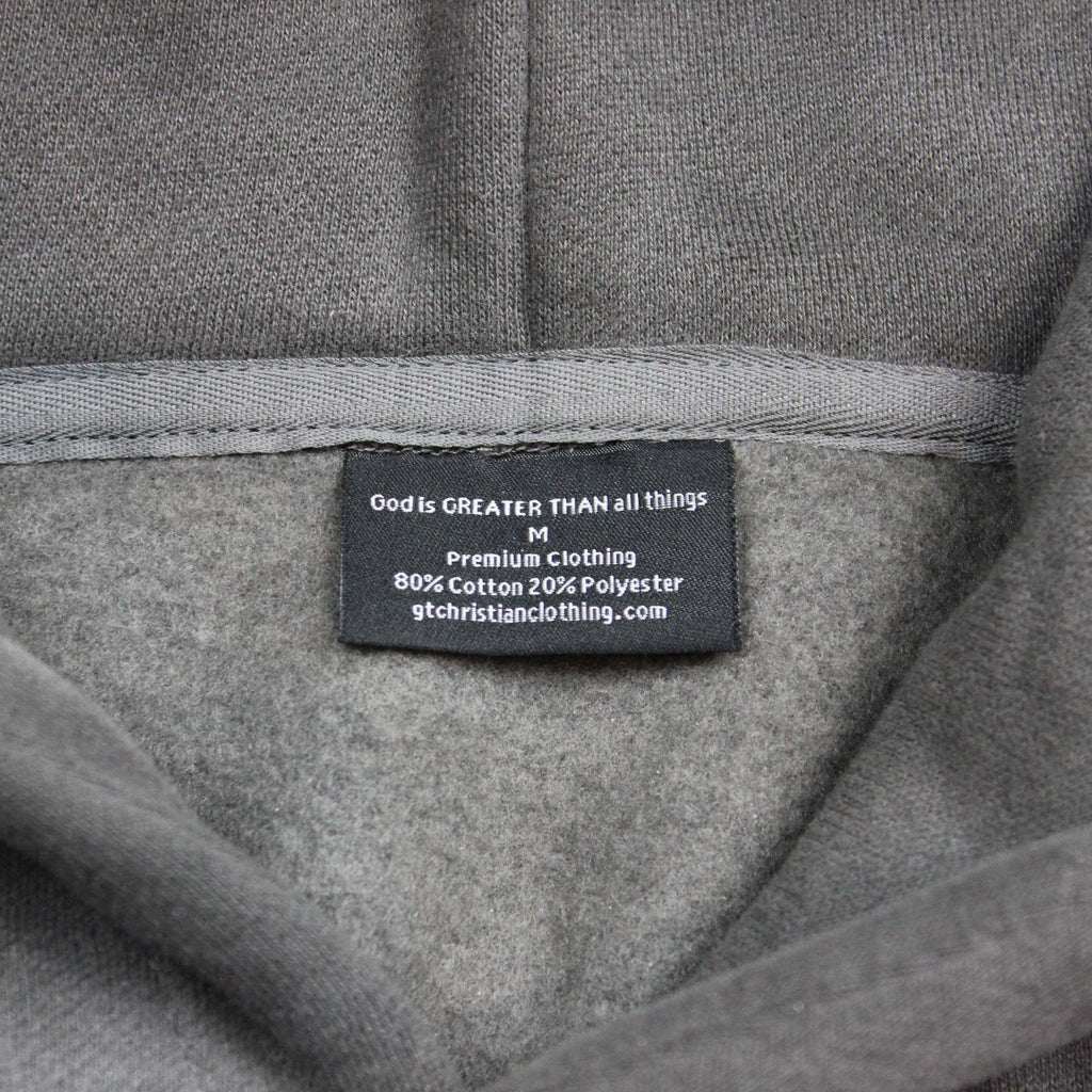 GREATER THAN Oversized Hoodie - Charcoal