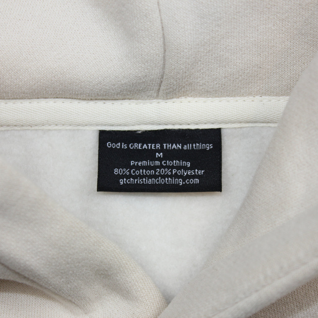 HIS BLOOD Oversized Hoodie - Cream