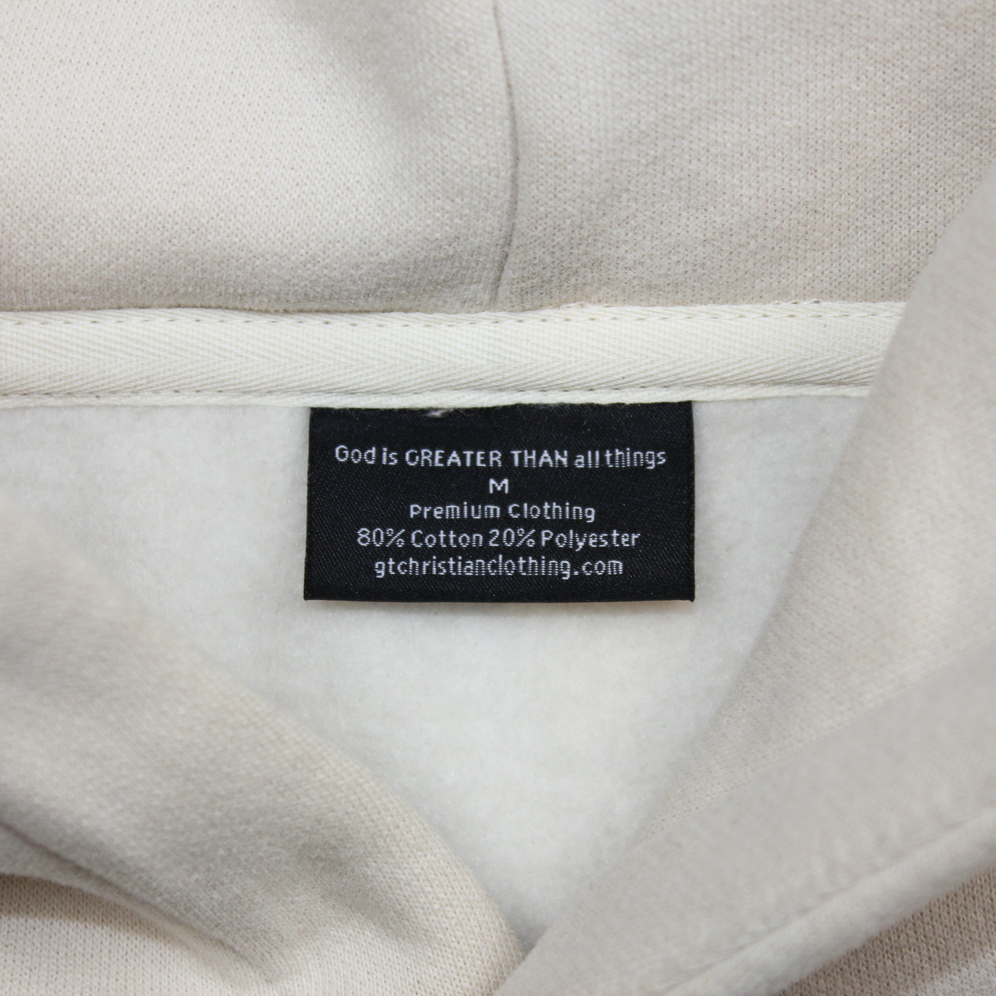 HIS BLOOD Oversized Hoodie - Cream