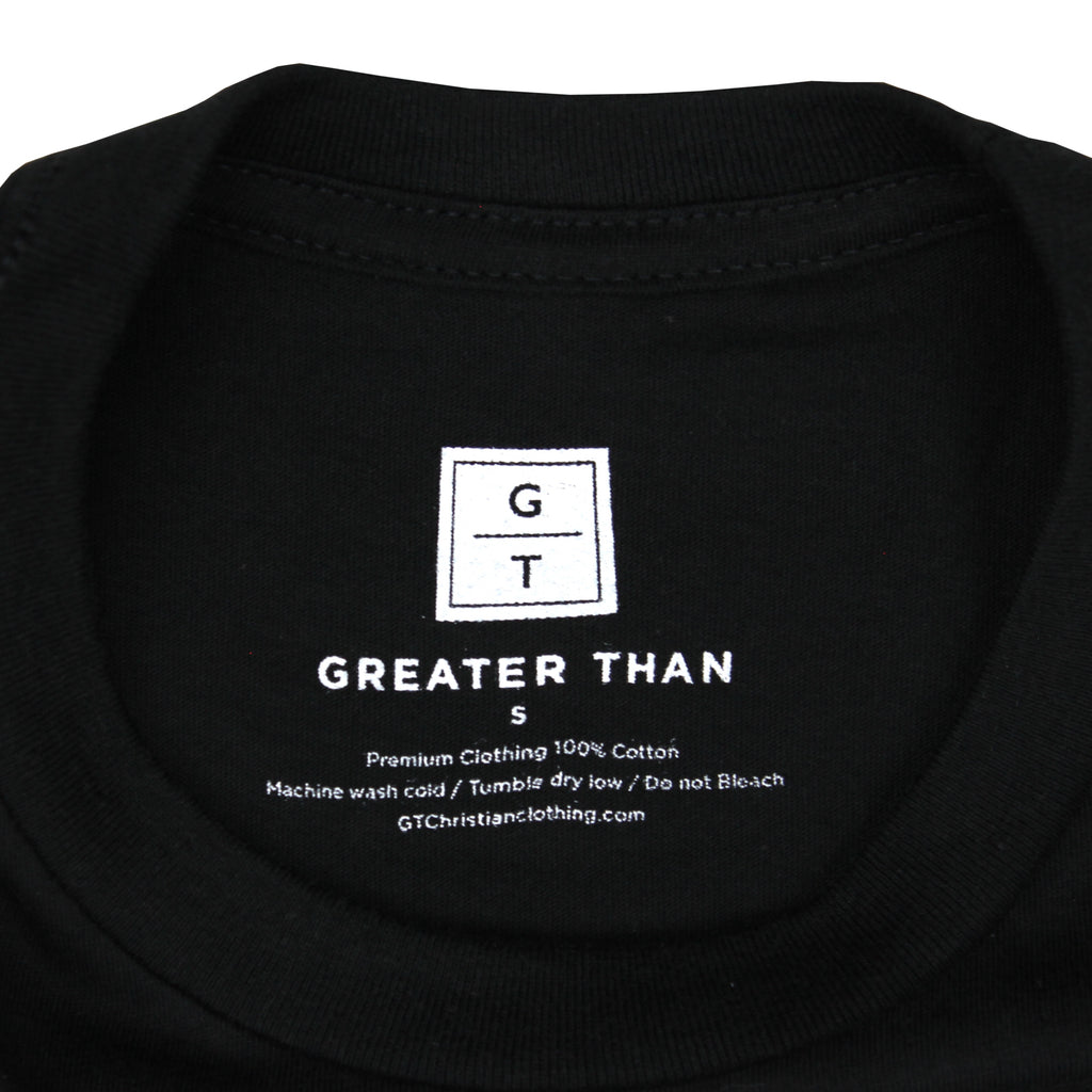 GREATER THAN T-Shirt - Black